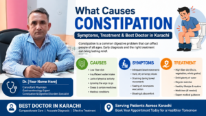 What Causes Constipation | Symptoms, Treatment & Best Doctor in Karachi