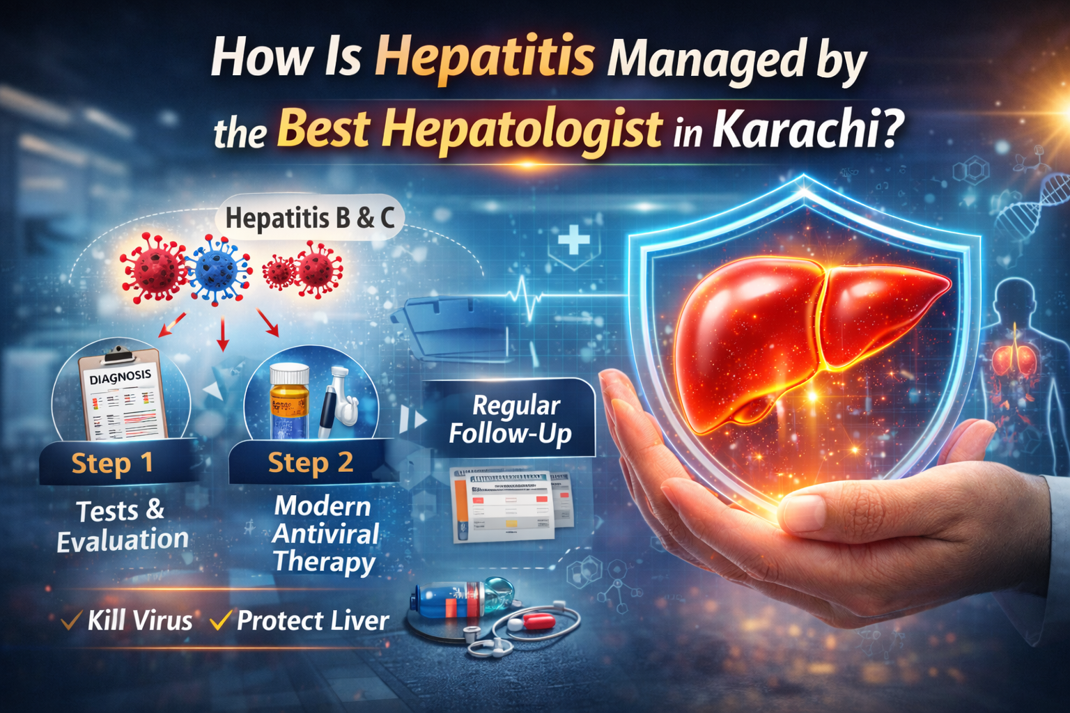 How Is Hepatitis Managed by the Best Hepatologist in Karachi