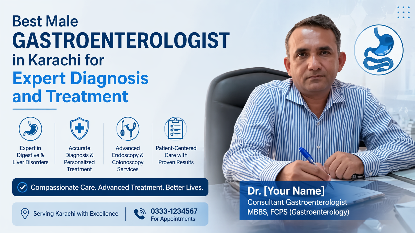 Best Male Gastroenterologist in Karachi