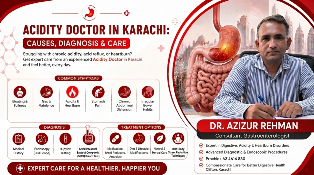 Chronic Acidity Doctor in Karachi
